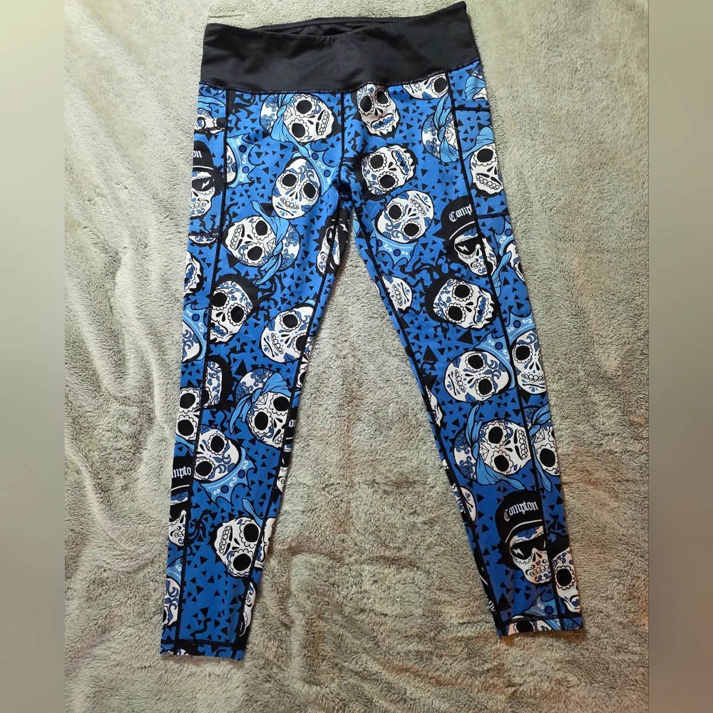 CVG *RETIRED* Blue Rap Legends Full Length Leggings - Picture 1 of 3